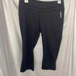 Black Reebok Capri leggings